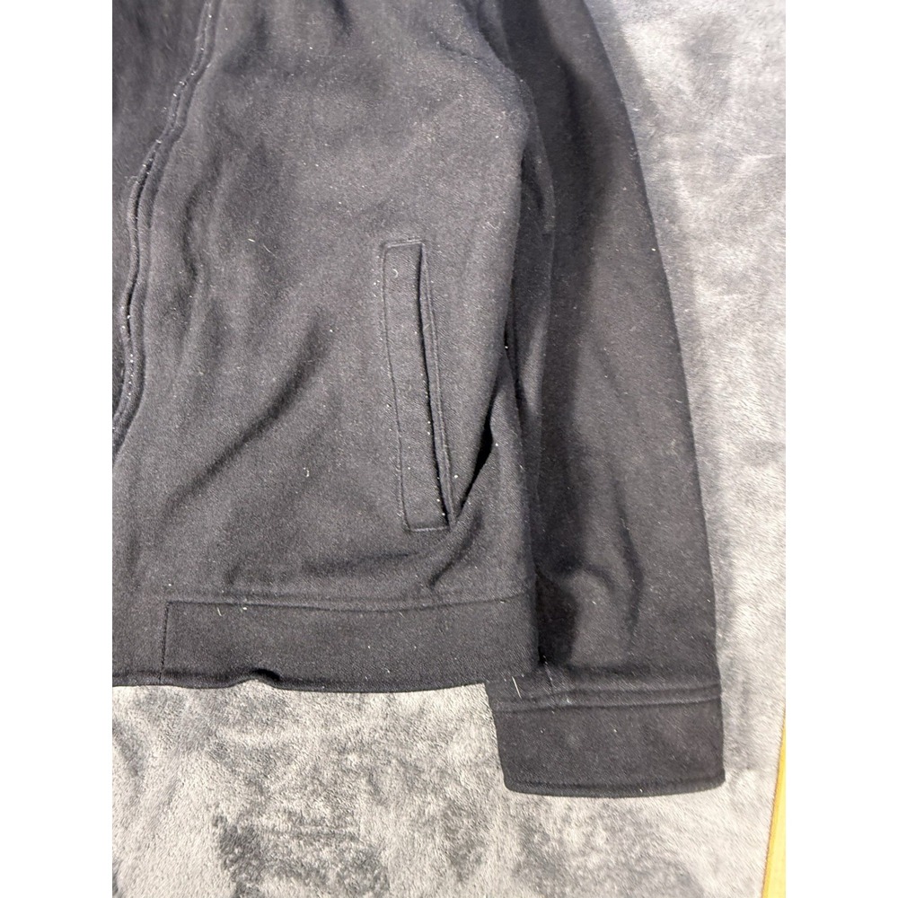 Vintage Gap Wool Deck Coat y2k Harrington Jacket Small men's black quilted Sz M - Picture 4 of 9